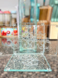 Anchor in time glass coasters